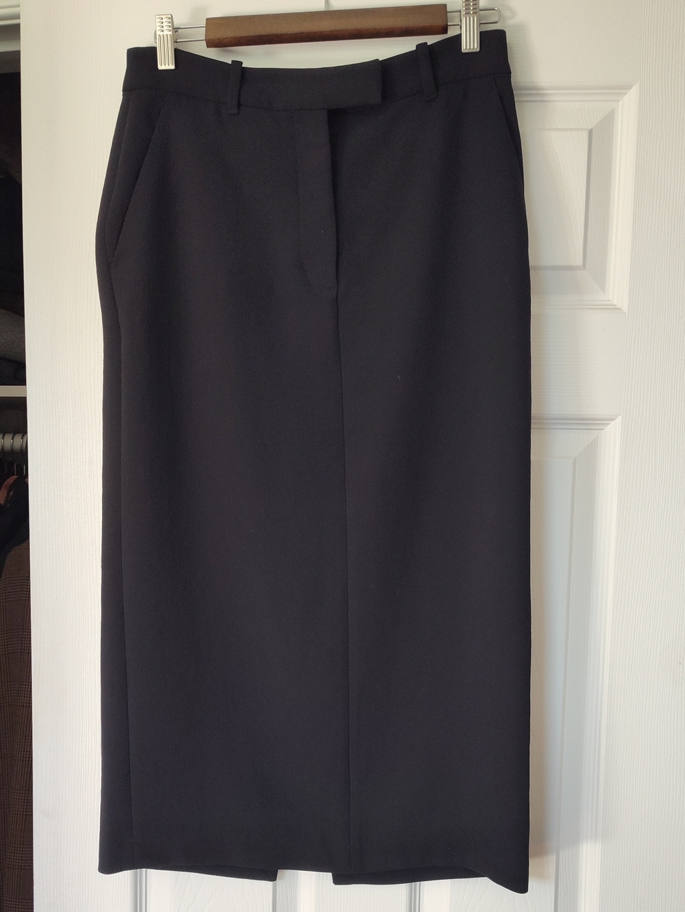 Wilfred Riviera Black Mid-Length Pencil Skirt Japanese Crepette